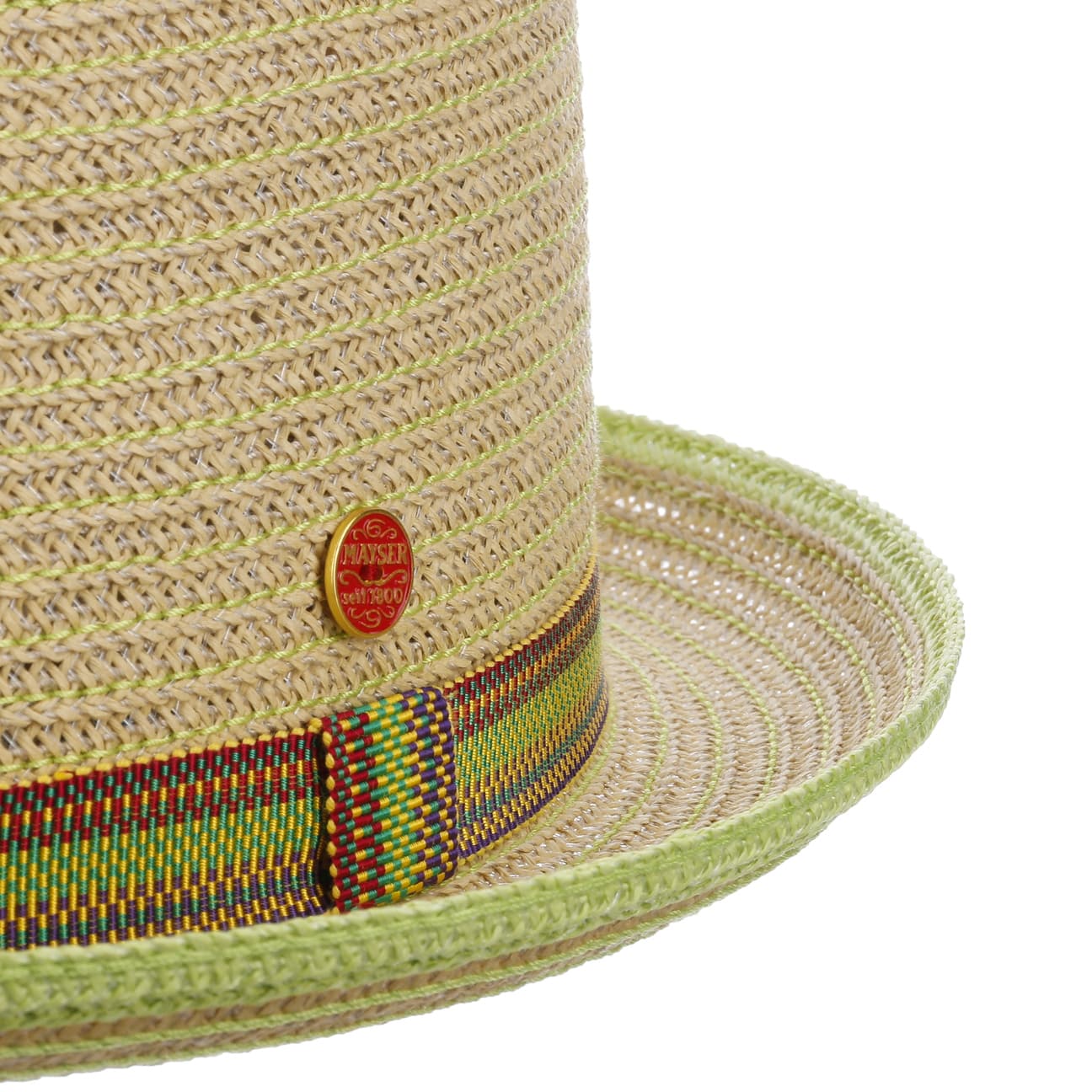 Andy Green Pork Pie Straw Hat by Mayser - JJ Hat Center ®
