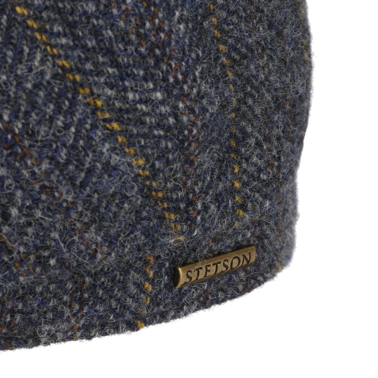 Hatteras Herringbone Stripe Flat Cap - JJ Hat Center ®