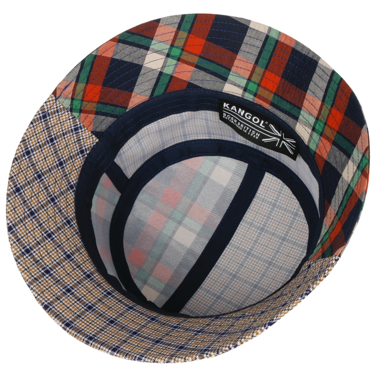 Plaid Mashup Bucket Fishing Hat by Kangol - JJ Hat Center ®