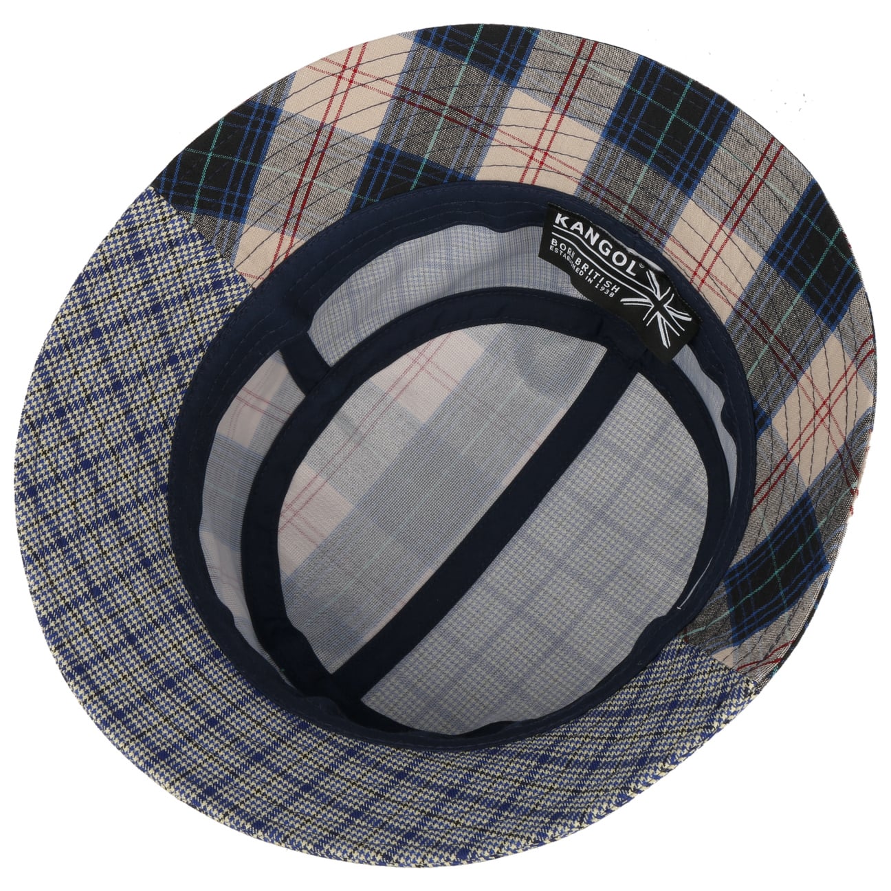 Plaid Mashup Bucket Fishing Hat by Kangol - JJ Hat Center ®
