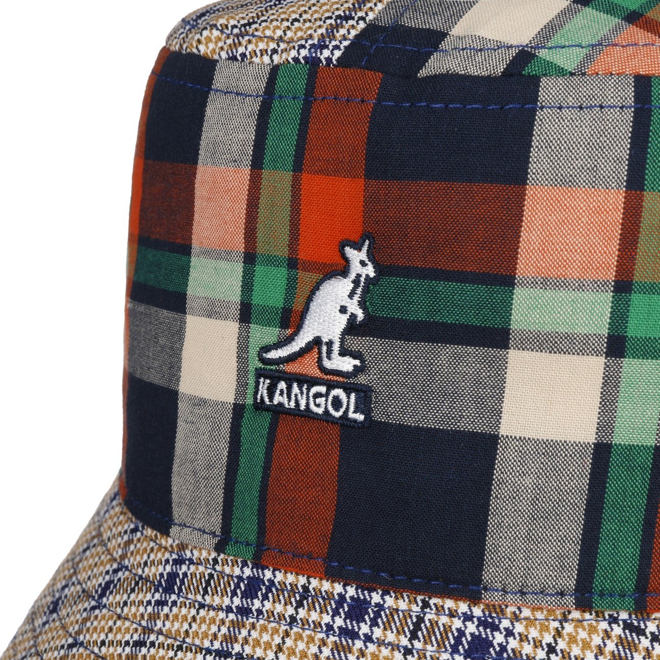 Plaid Mashup Bucket Fishing Hat by Kangol - JJ Hat Center ®