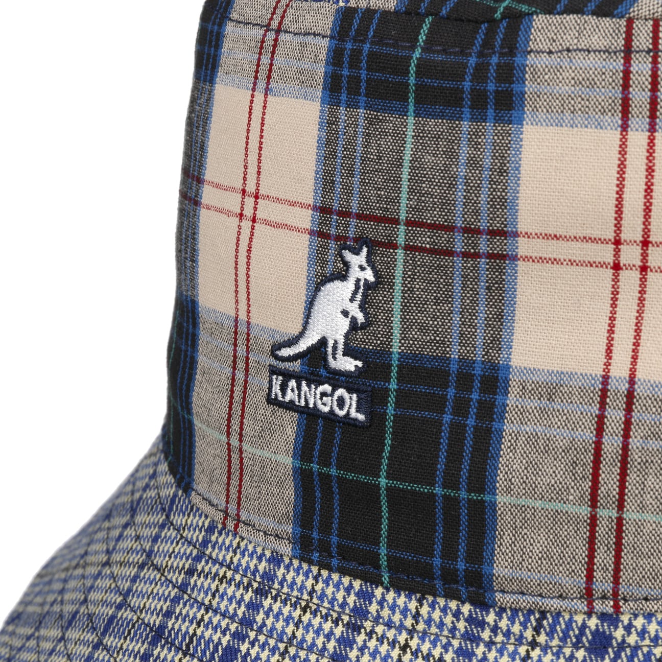 Plaid Mashup Bucket Fishing Hat by Kangol - JJ Hat Center ®