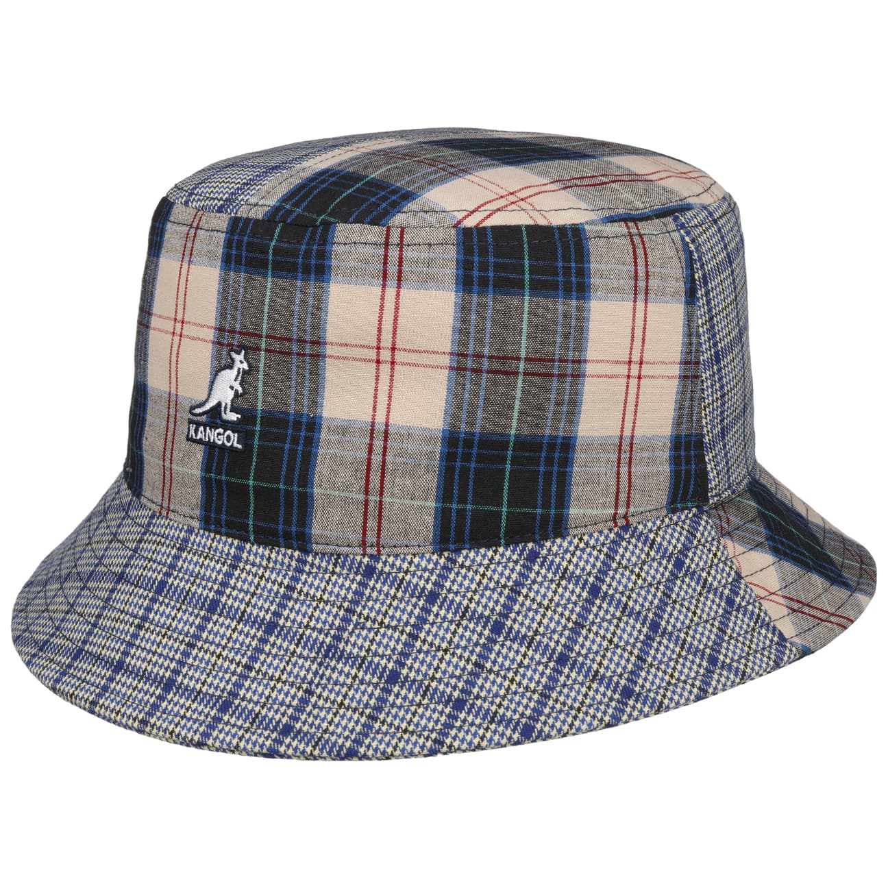 Plaid Mashup Bucket Fishing Hat by Kangol - JJ Hat Center ®