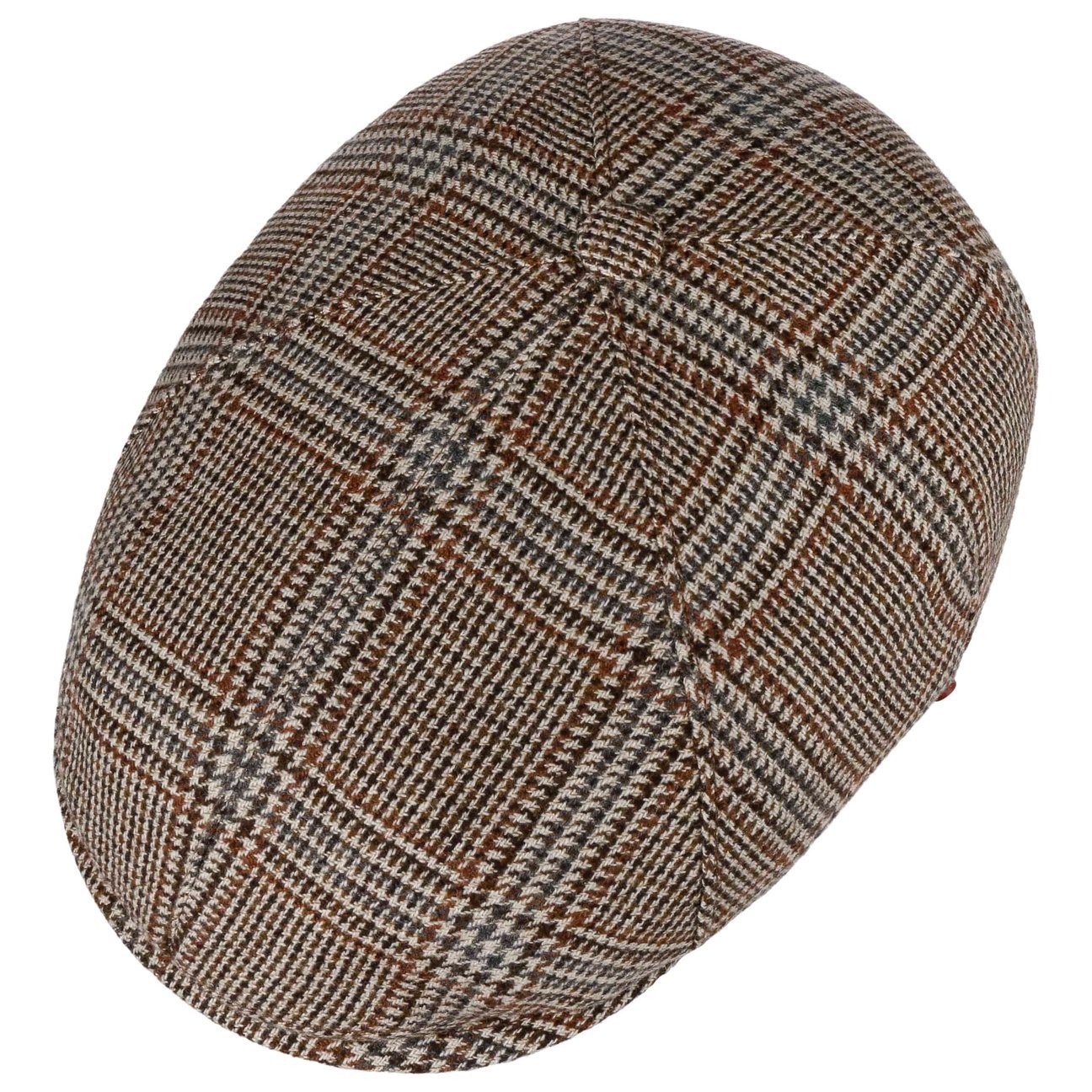 Merino Houndstooth Flat Cap - JJ Hat Center ®