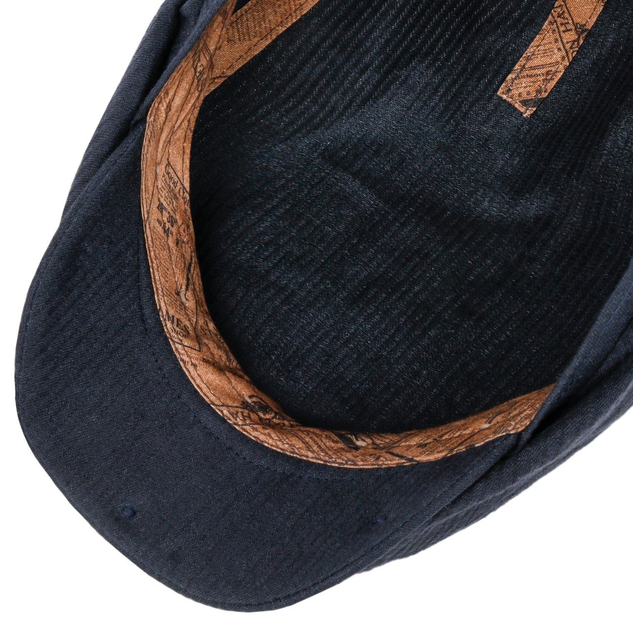 Kelso Driver Linen Flat Cap - JJ Hat Center ®