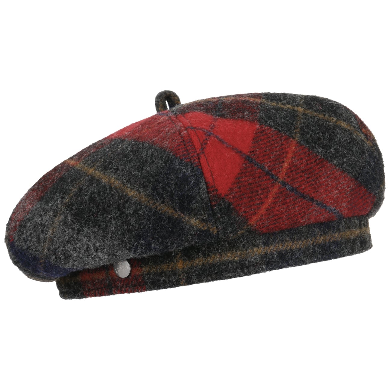 Danrover Check Wool Beret - JJ Hat Center ®