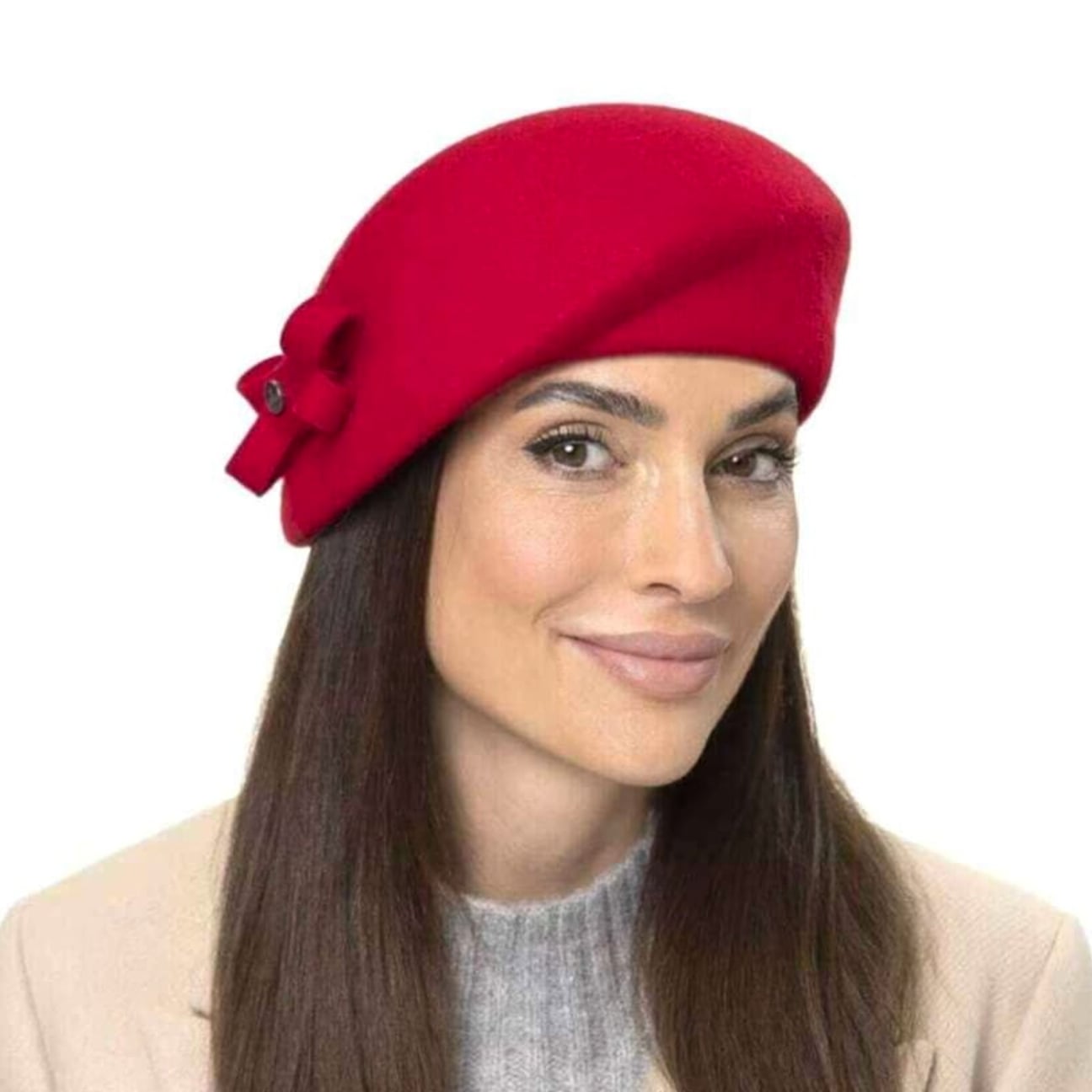 Wool Beret With Loop - JJ Hat Center ®