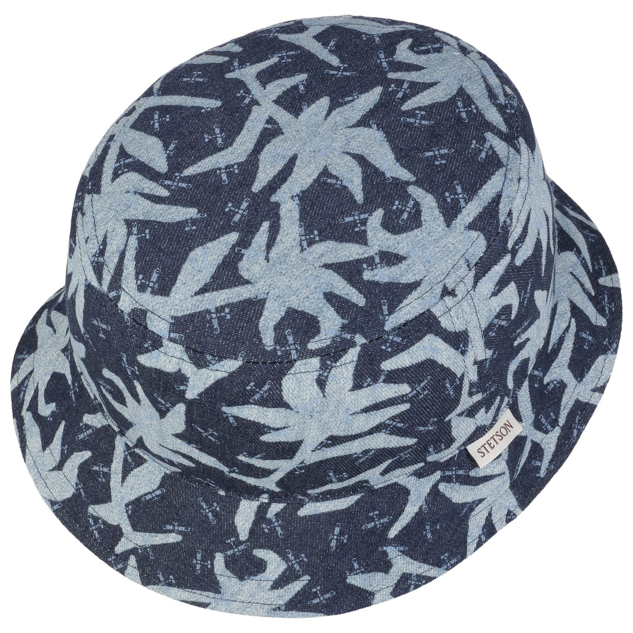 Denim Print Bucket Hat - JJ Hat Center ®