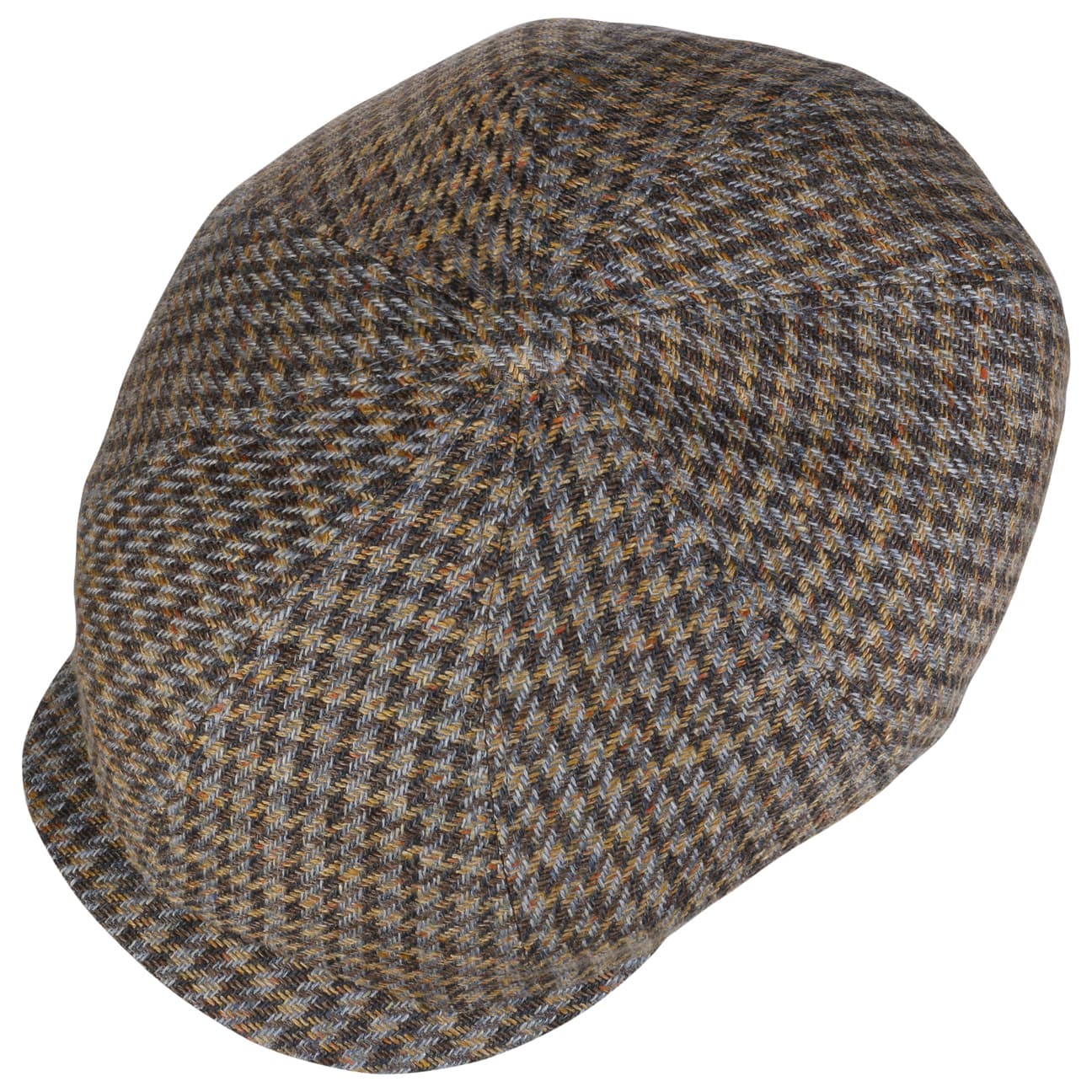 Hatteras Tweed Houndstooth Newsboy Cap - JJ Hat Center ®