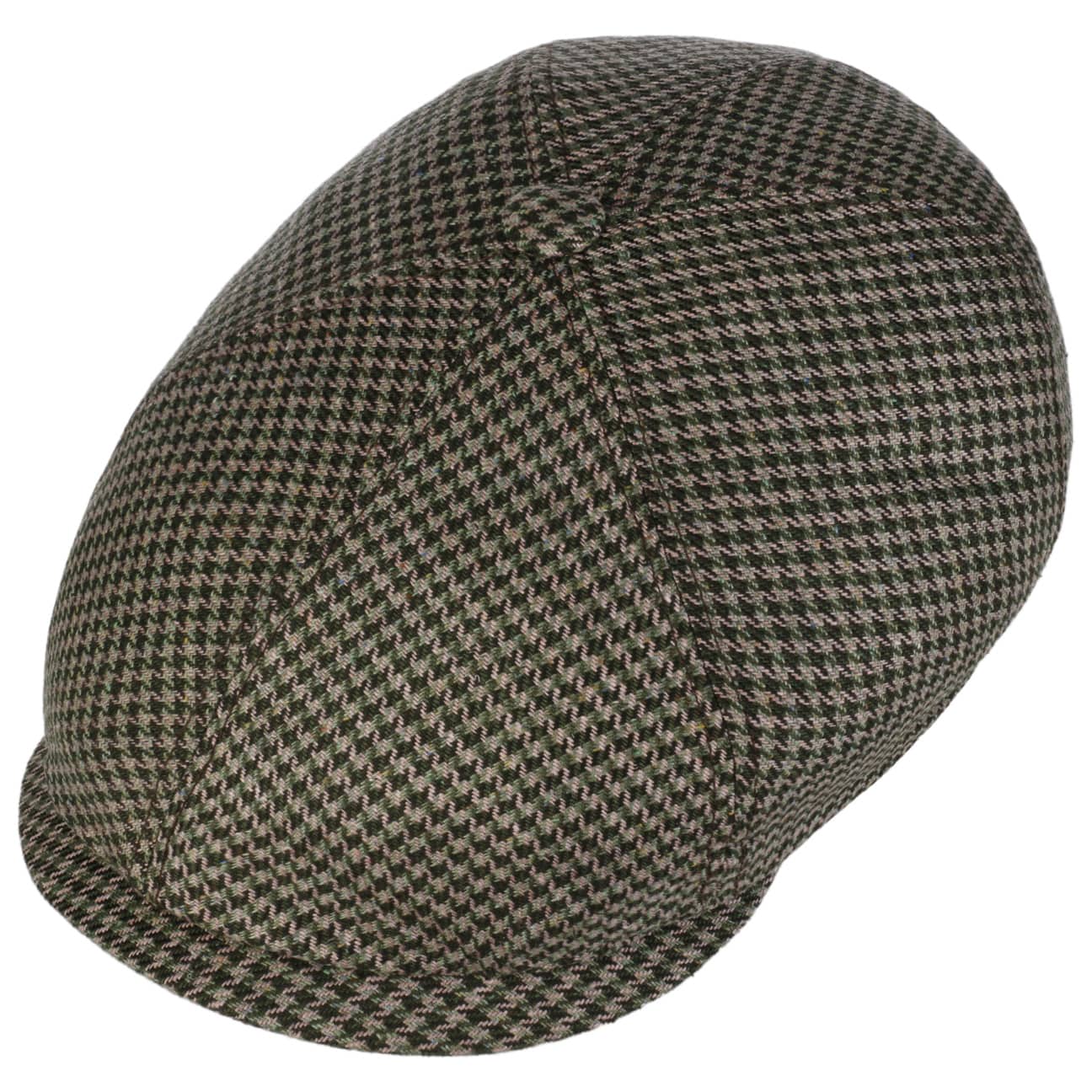Silk Houndstooth News Boy - JJ Hat Center ®