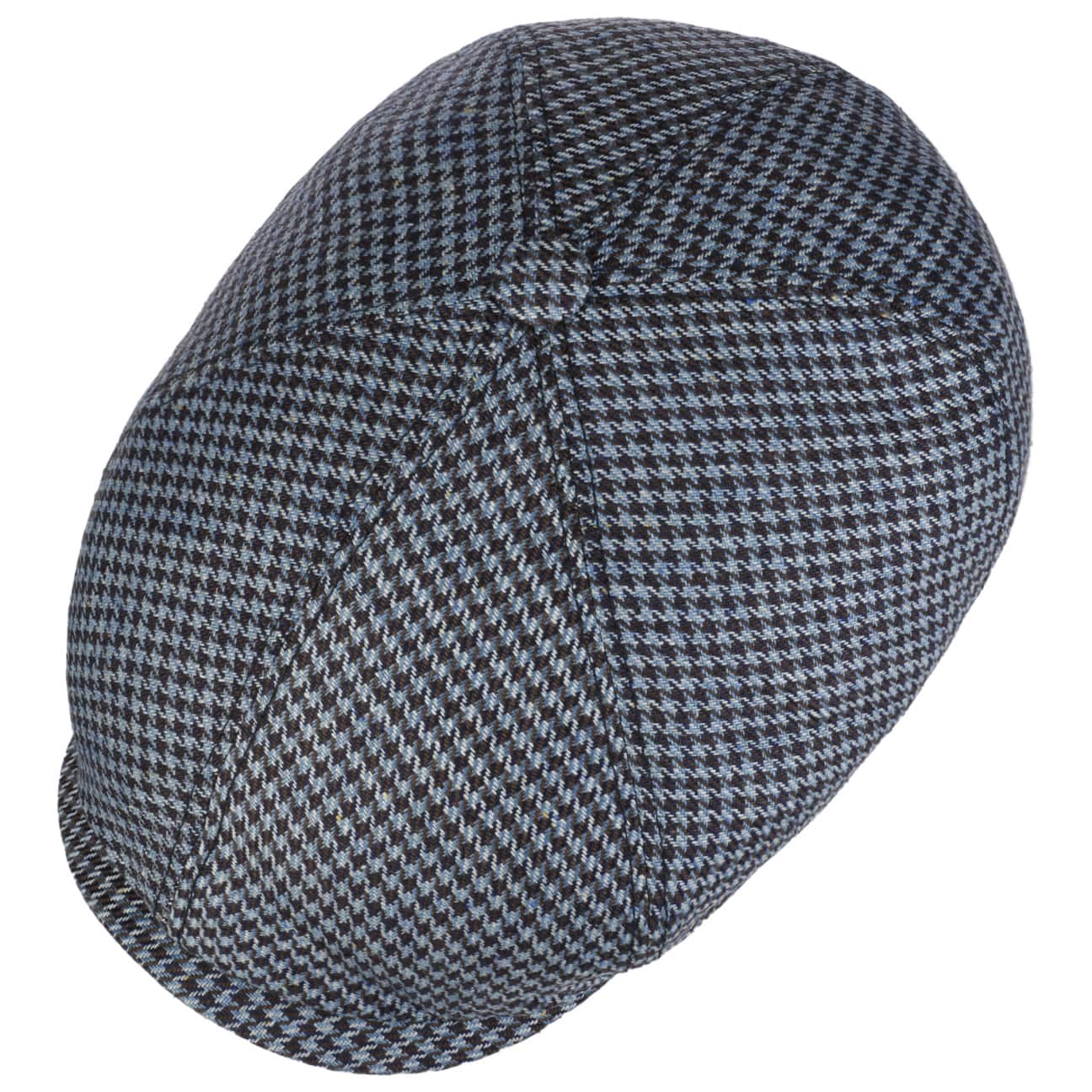 Silk Houndstooth News Boy - JJ Hat Center ®