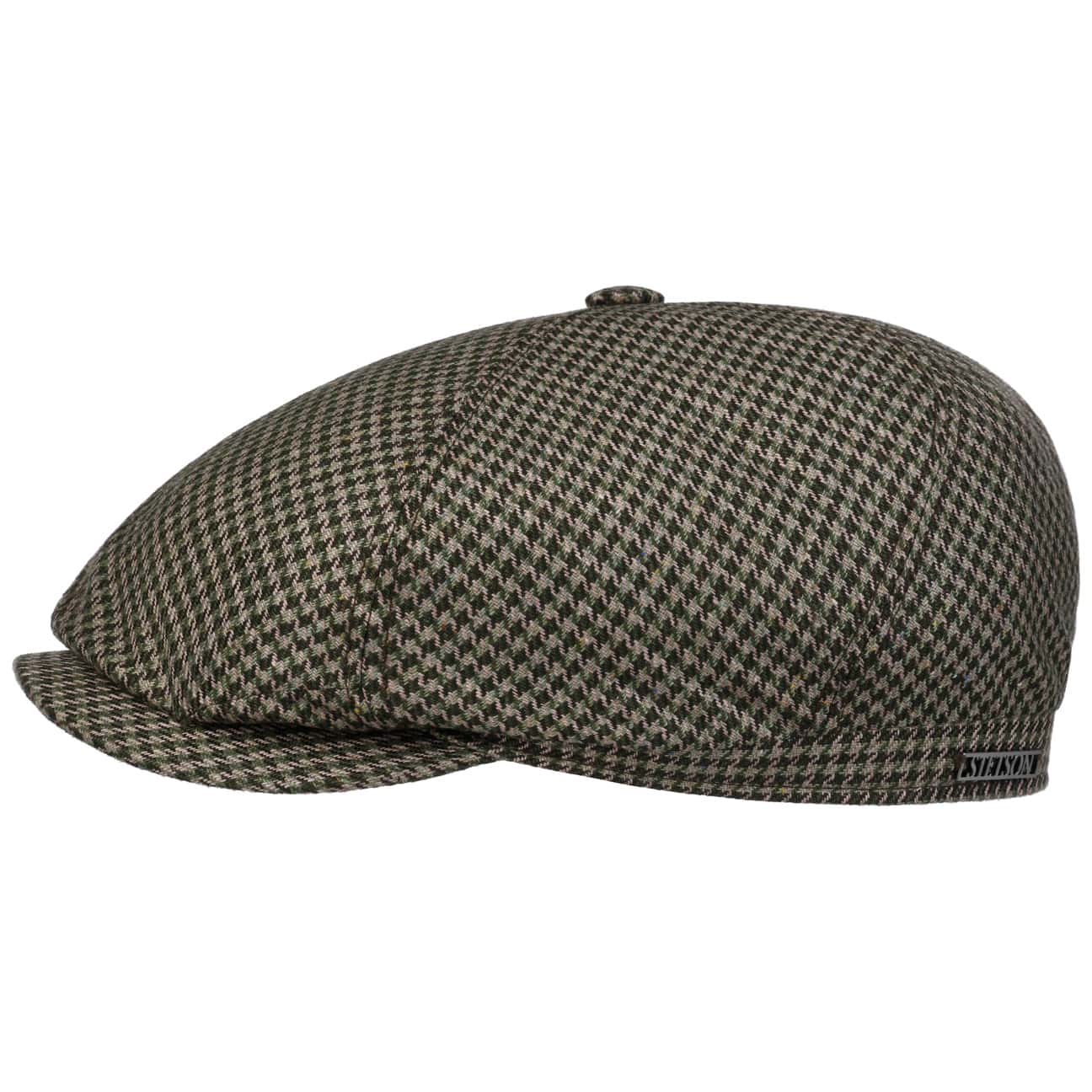 Silk Houndstooth News Boy - JJ Hat Center ®