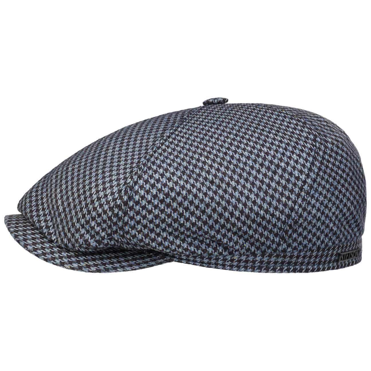 Silk Houndstooth News Boy - JJ Hat Center ®