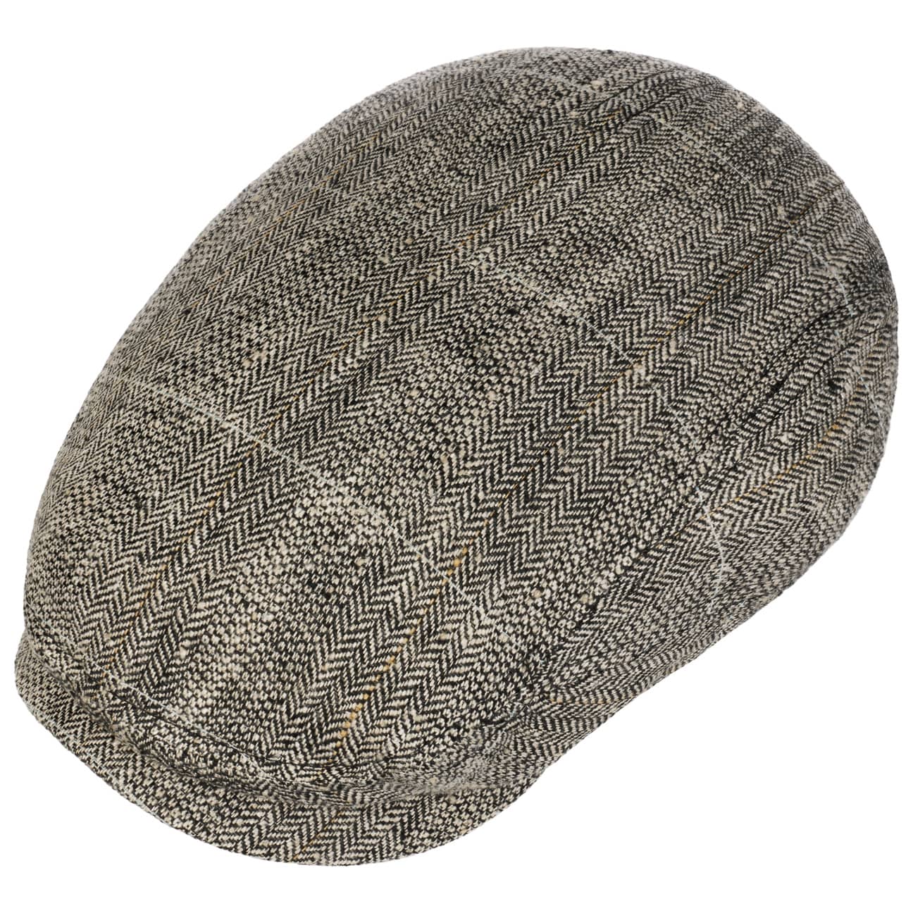 Driver Cap Linen/Silk Herringbone - JJ Hat Center ®