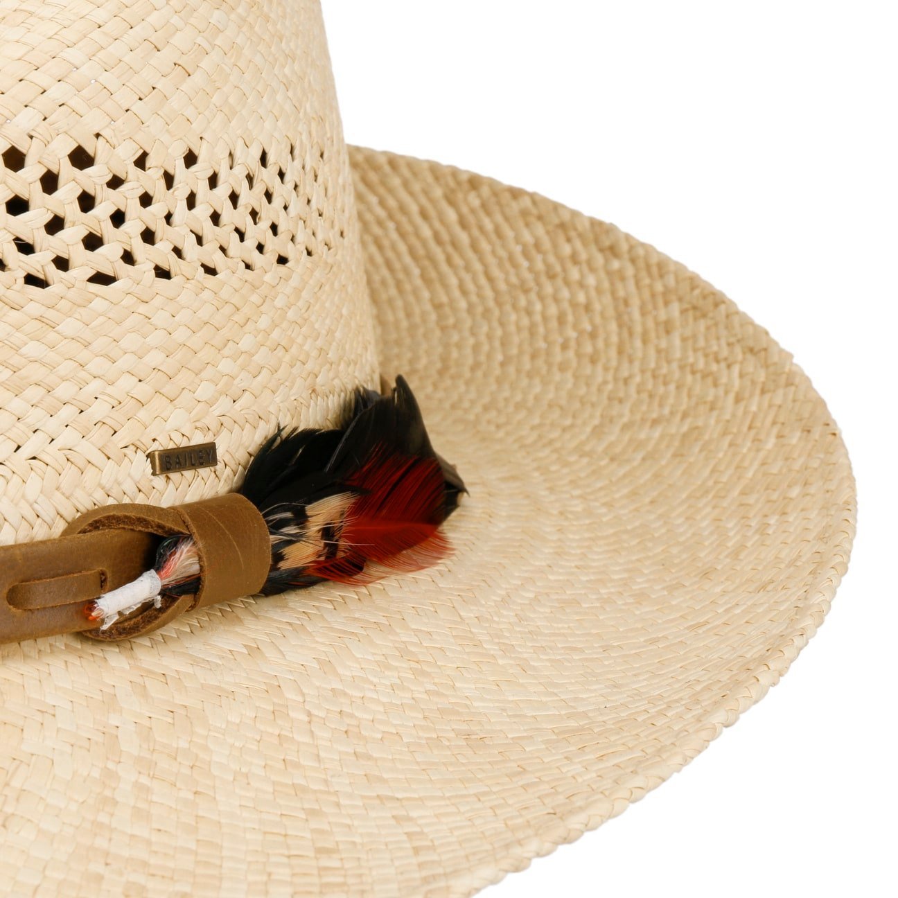 Vented Crown Bogart Panama Hat - JJ Hat Center ®