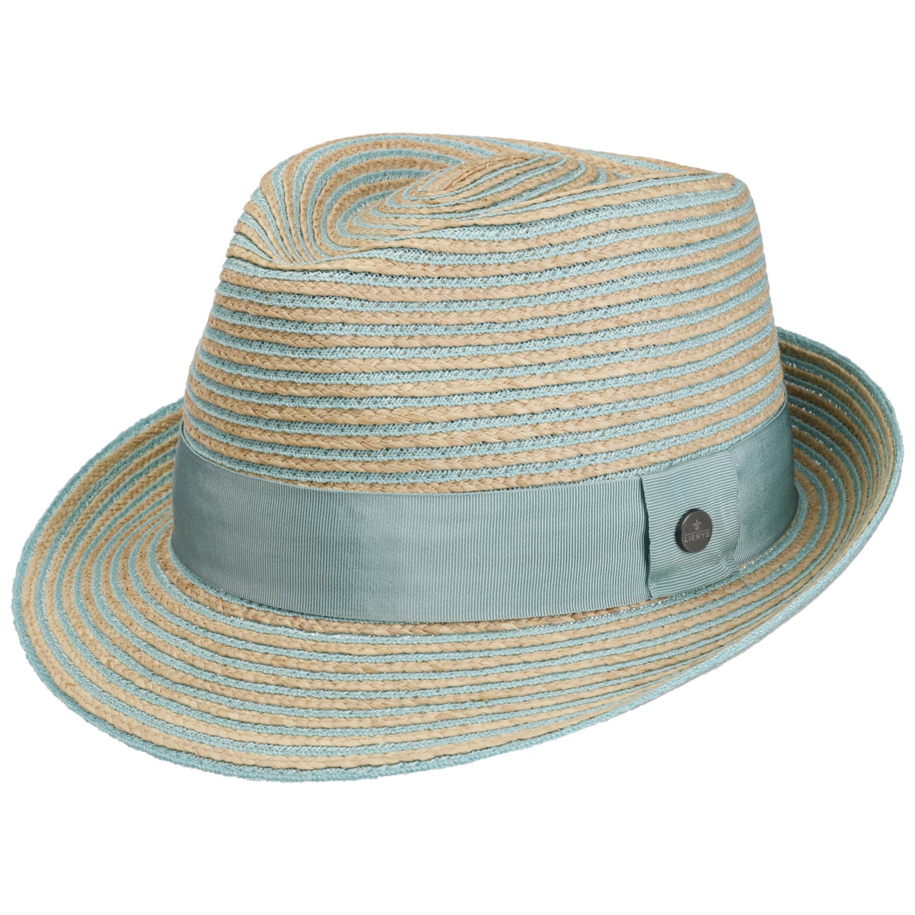 Light Twotone Trilby Straw Hat - JJ Hat Center ®