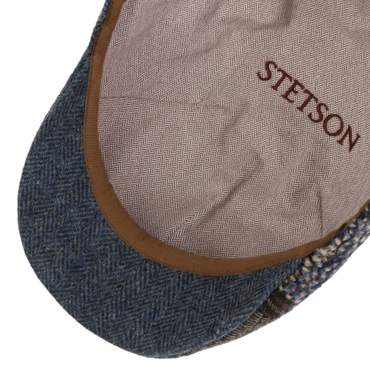 Texas Wool Mix Patchwork Flat Cap - JJ Hat Center ®