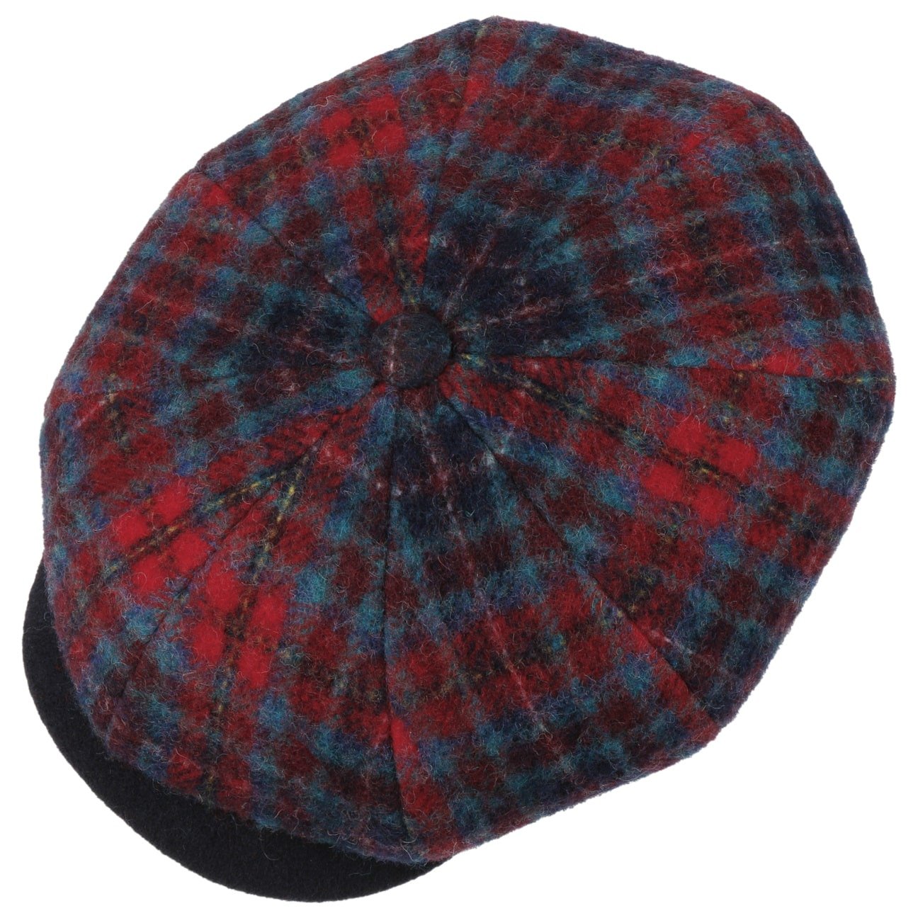 Hatteras Karlsen Wool Check Flat Cap - JJ Hat Center ®