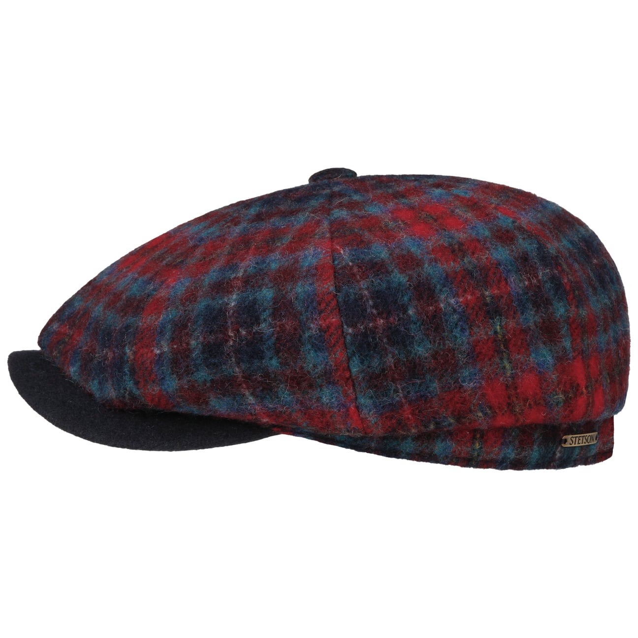Hatteras Karlsen Wool Check Flat Cap - JJ Hat Center ®