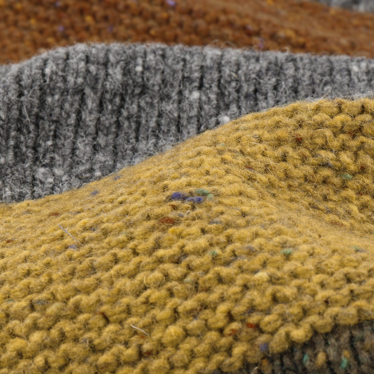 Donegal Wool Colour Block Knit Scarf - JJ Hat Center ®