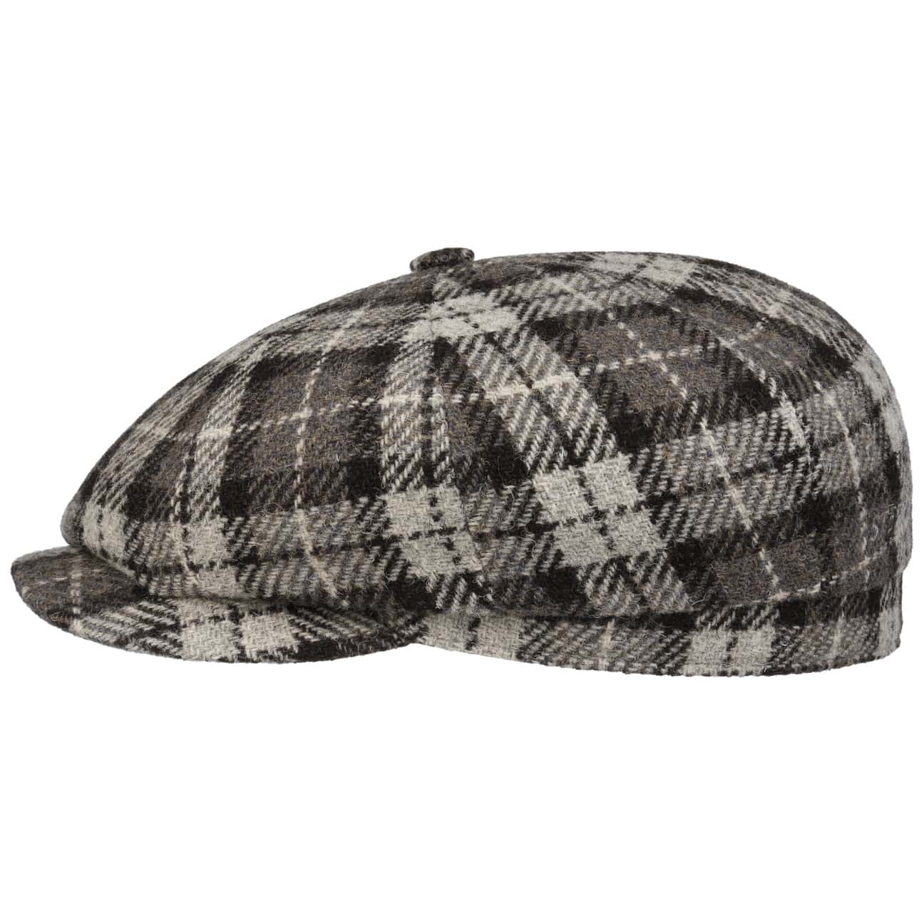 Hatteras Undyed Harris Tweed Newsboy Cap - JJ Hat Center ®