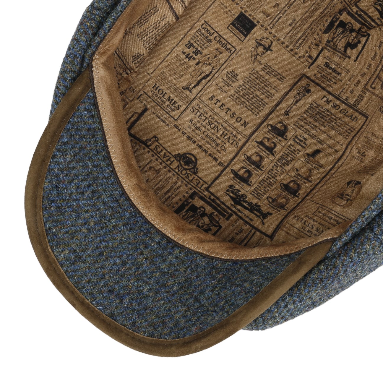 Hatteras Wool Harris Tweed Flat Cap - JJ Hat Center ®