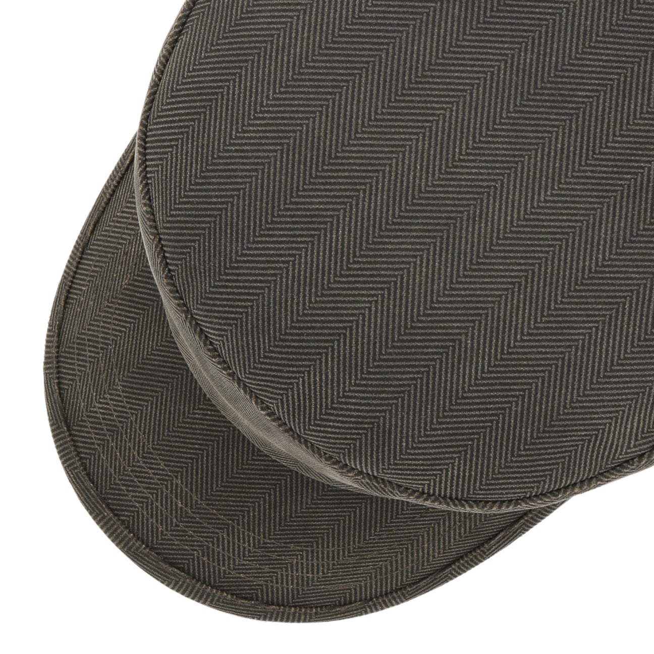 Herringbone Army Cap with Lining - JJ Hat Center ®