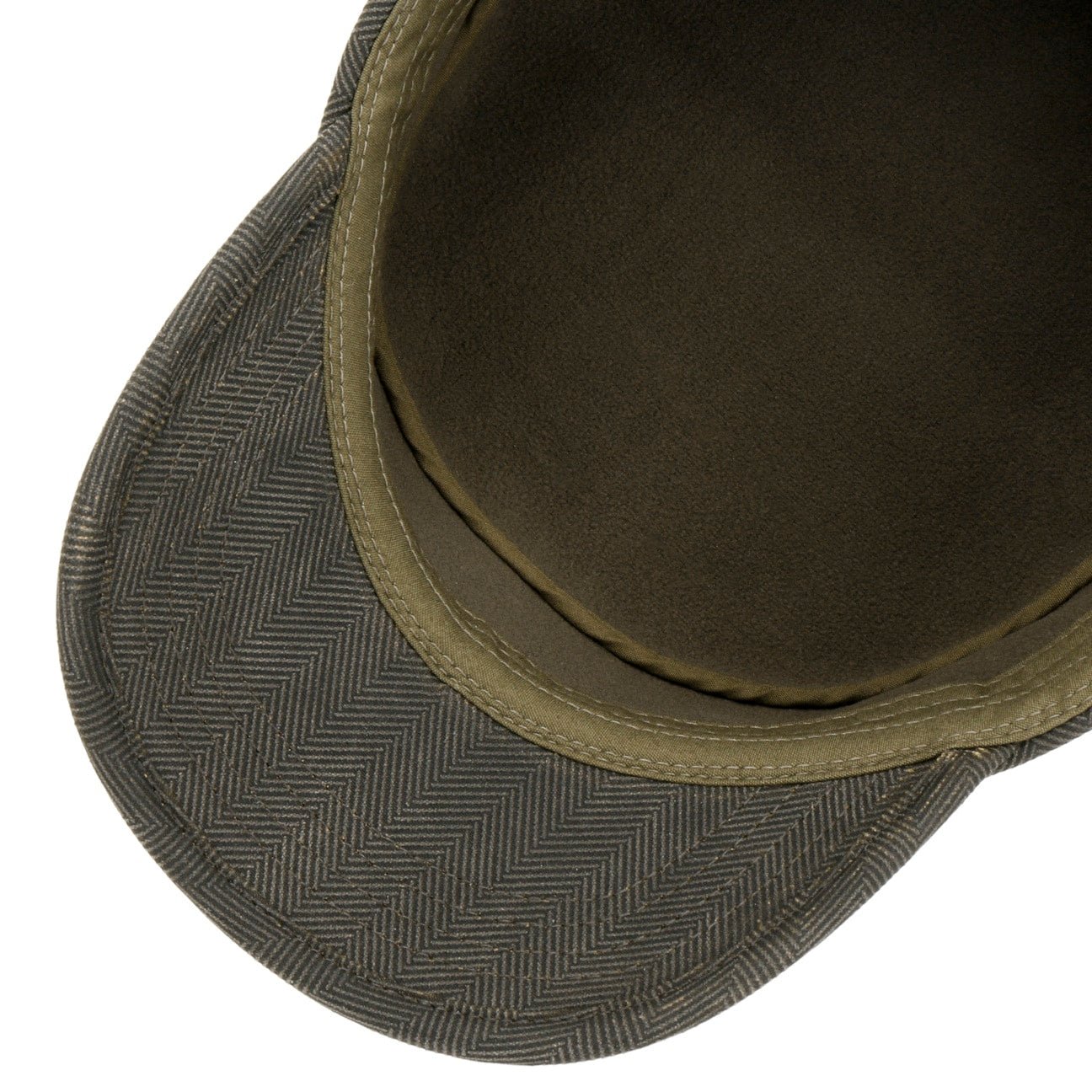 Herringbone Army Cap with Lining - JJ Hat Center ®
