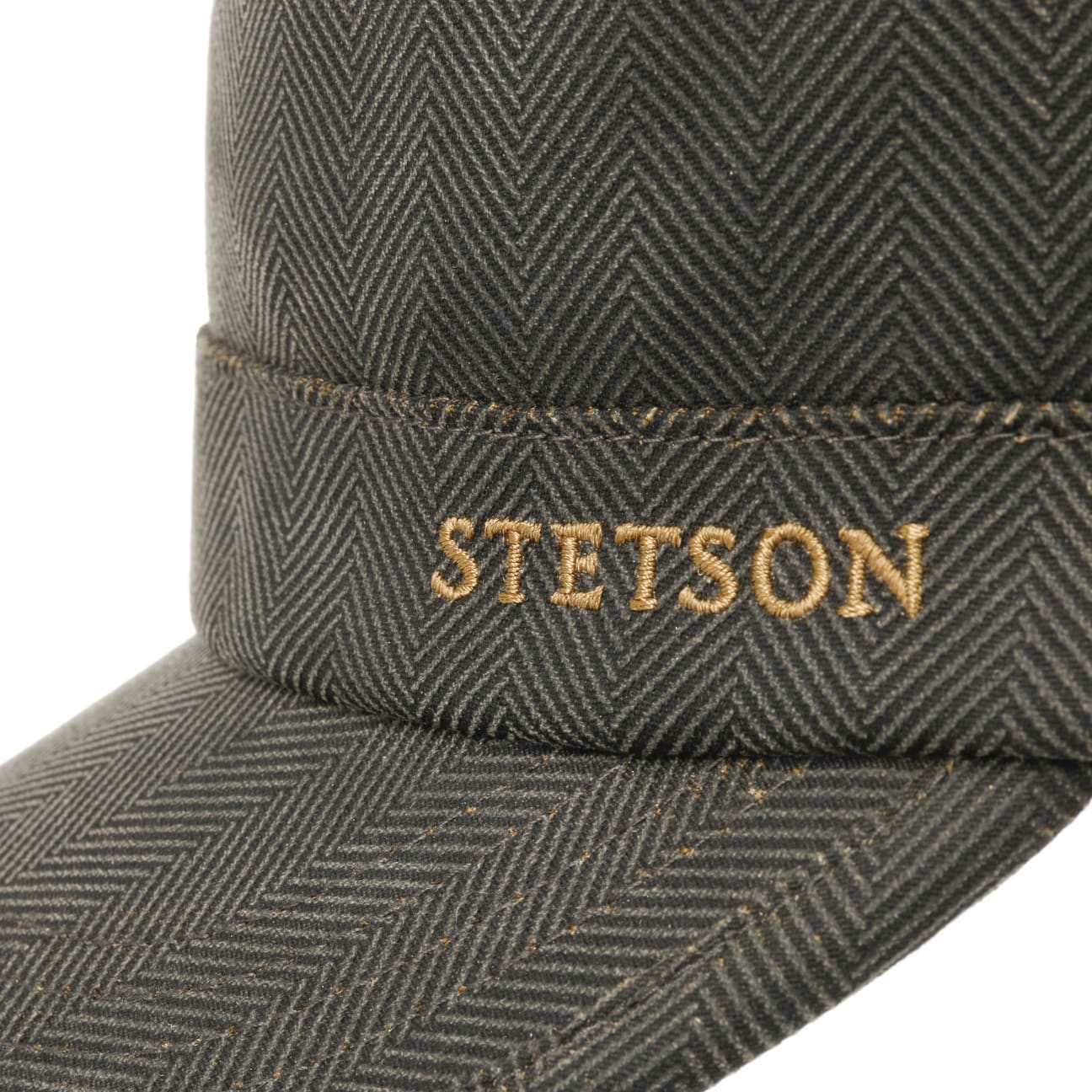 Herringbone Army Cap with Lining - JJ Hat Center ®