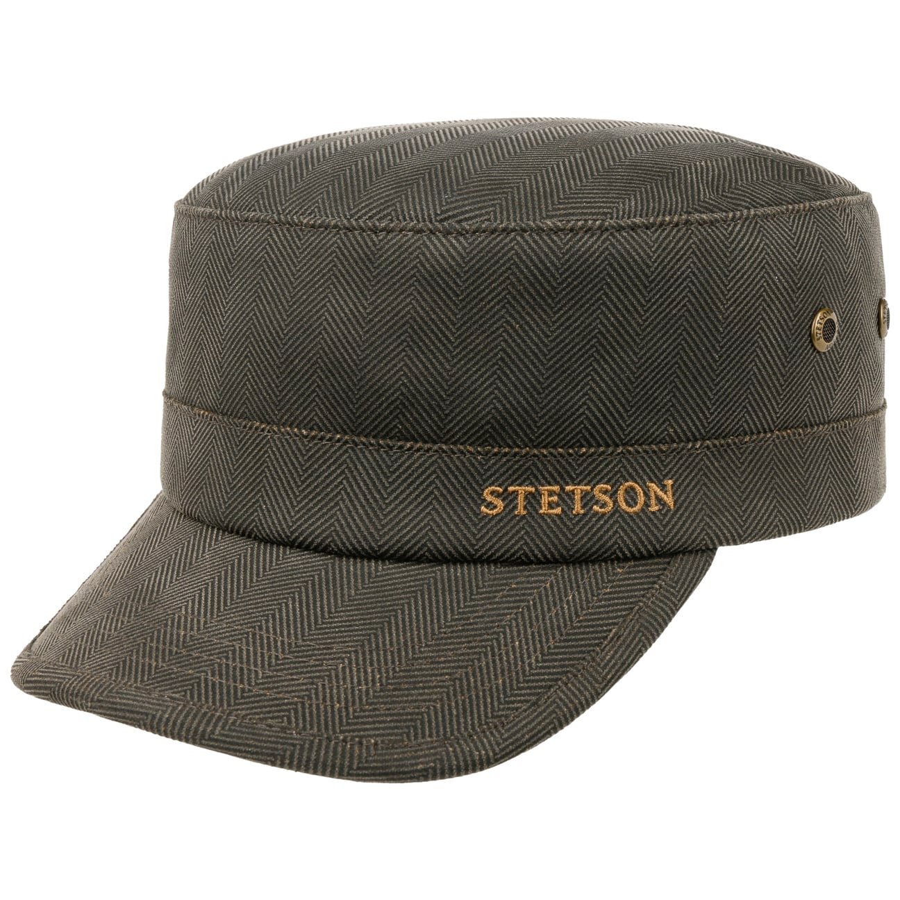 Herringbone Army Cap with Lining - JJ Hat Center ®