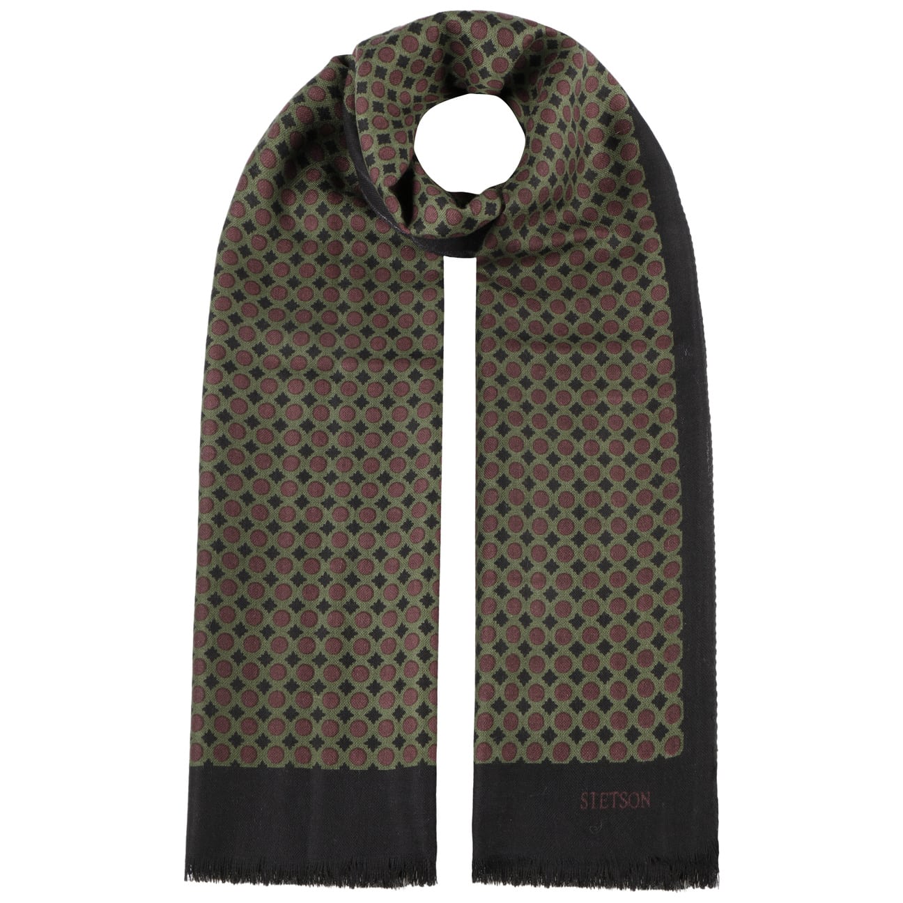 Allover Dots Wool Scarf - JJ Hat Center ®