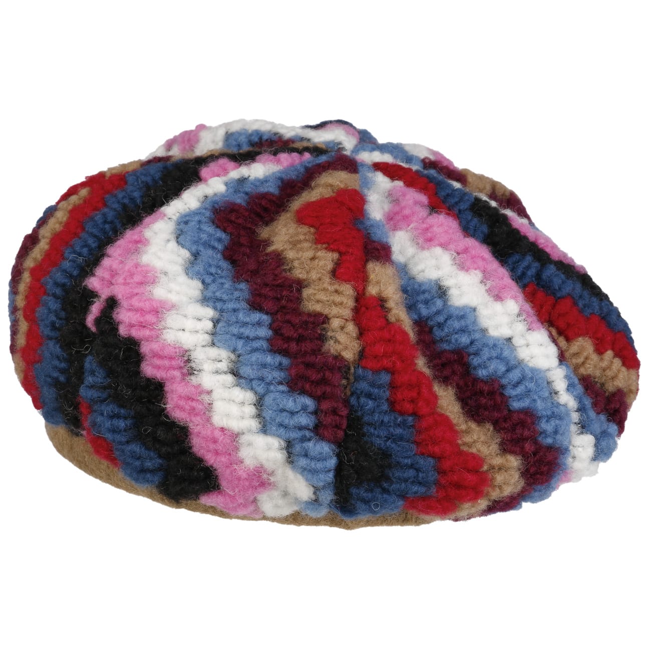 Multicolour Wool Women's Beret - JJ Hat Center ®