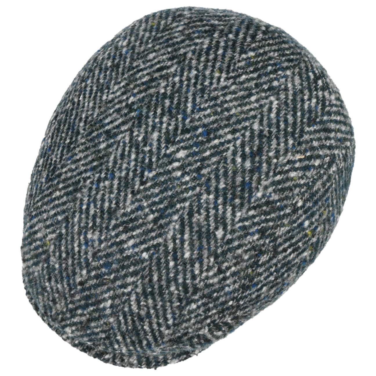 Driver Cap Herringbone Virgin Wool - JJ Hat Center ®