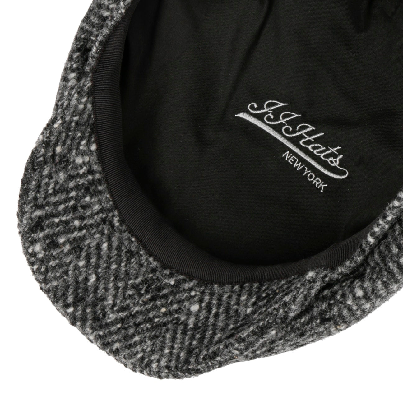 Driver Cap Herringbone Virgin Wool - JJ Hat Center ®