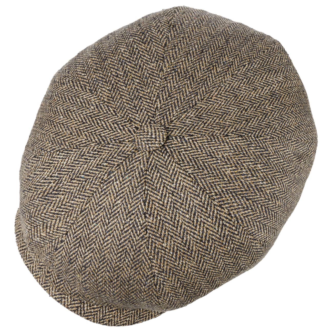 Eight Panel Cap Silk Herringbone - JJ Hat Center ®