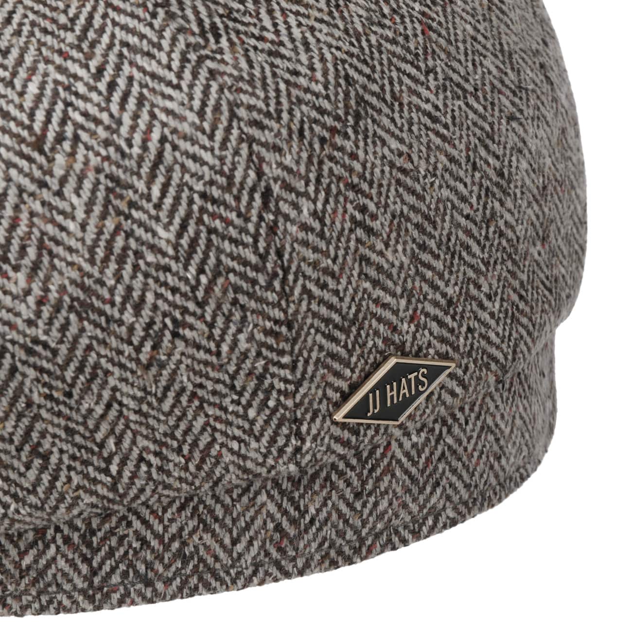 Eight Panel Cap Silk Herringbone - JJ Hat Center ®
