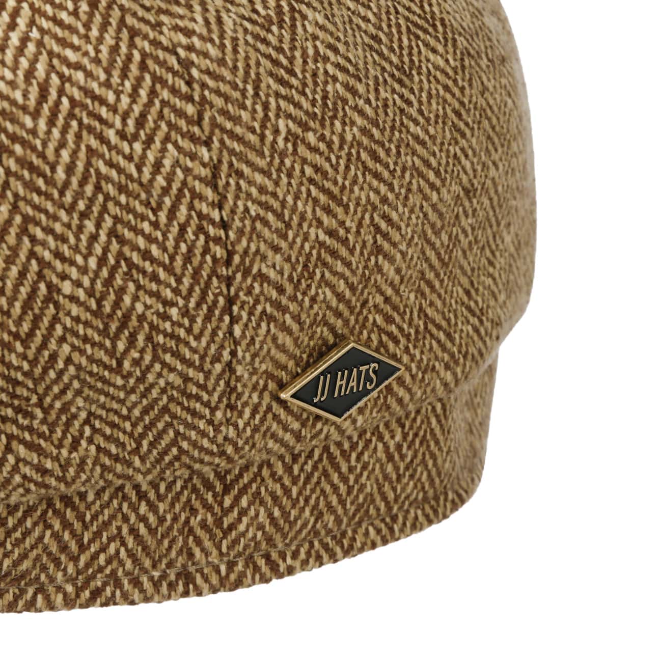Eight Panel Cap Silk Herringbone - JJ Hat Center ®
