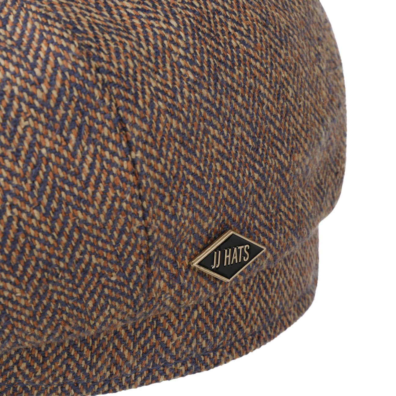 Eight Panel Cap Silk Herringbone - JJ Hat Center ®