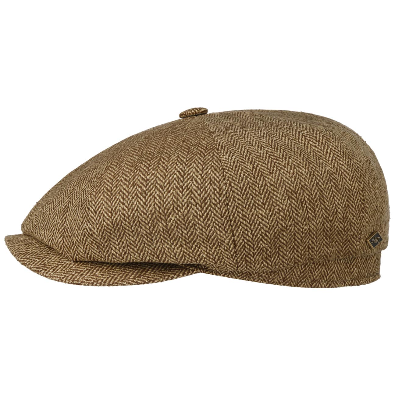 Eight Panel Cap Silk Herringbone - JJ Hat Center ®