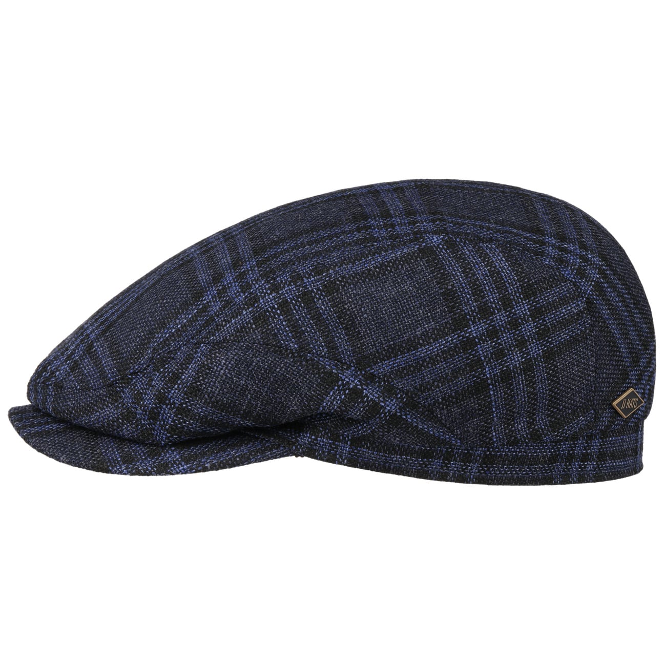 Driver Cap Check Virgin Wool/Silk - JJ Hat Center ®