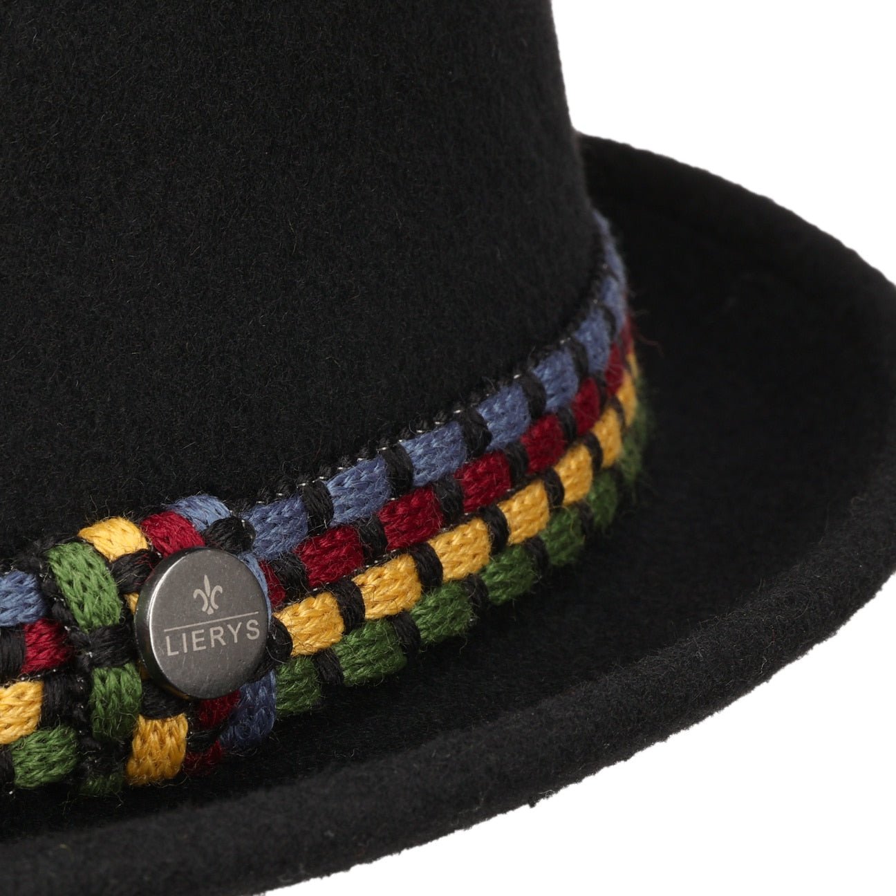 Knit Colour Band Pork Pie Wool Hat - JJ Hat Center ®