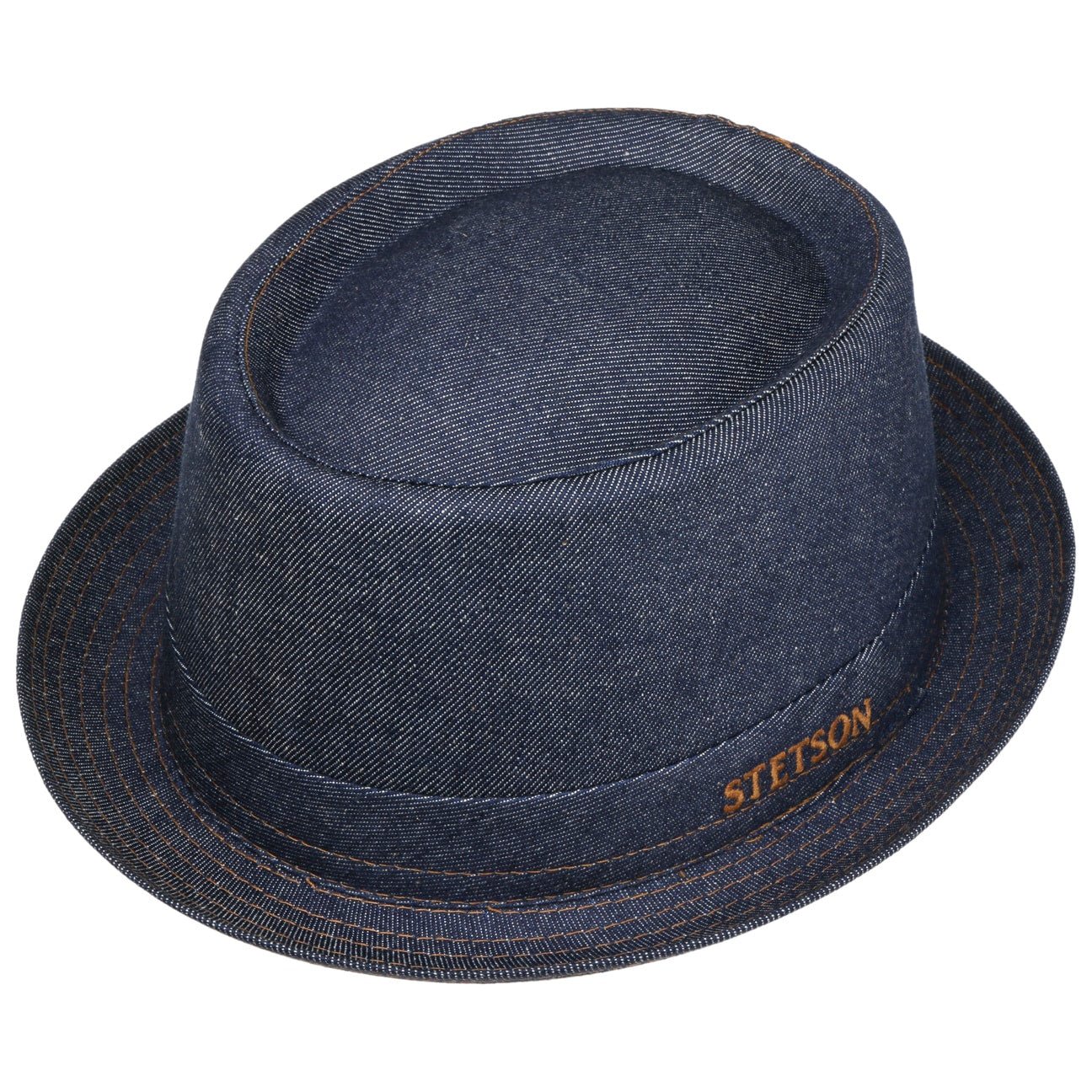 Danvick Denim Pork Pie Hat by Stetson - JJ Hat Center ®