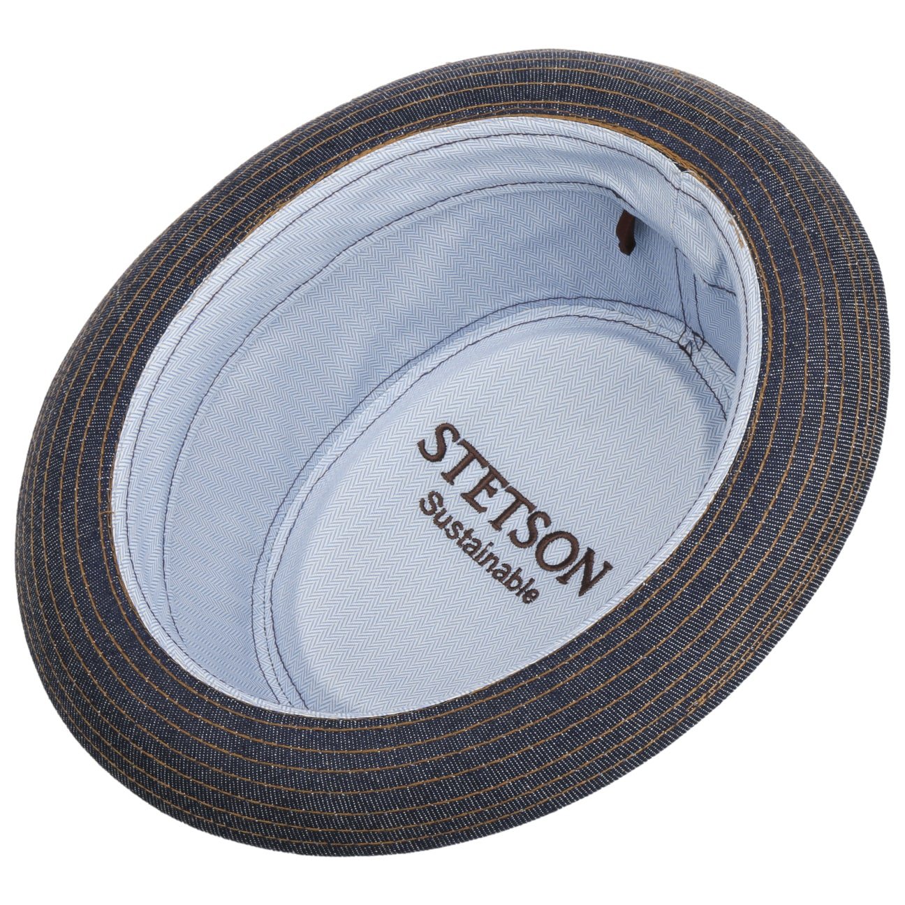Danvick Denim Pork Pie Hat by Stetson - JJ Hat Center ®