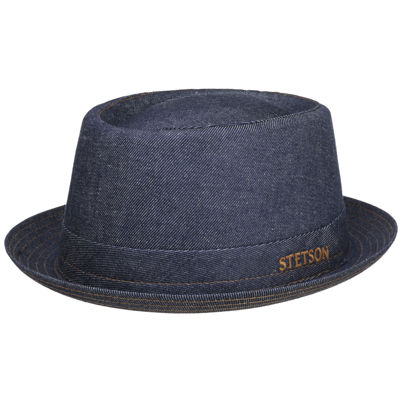 Danvick Denim Pork Pie Hat by Stetson - JJ Hat Center ®