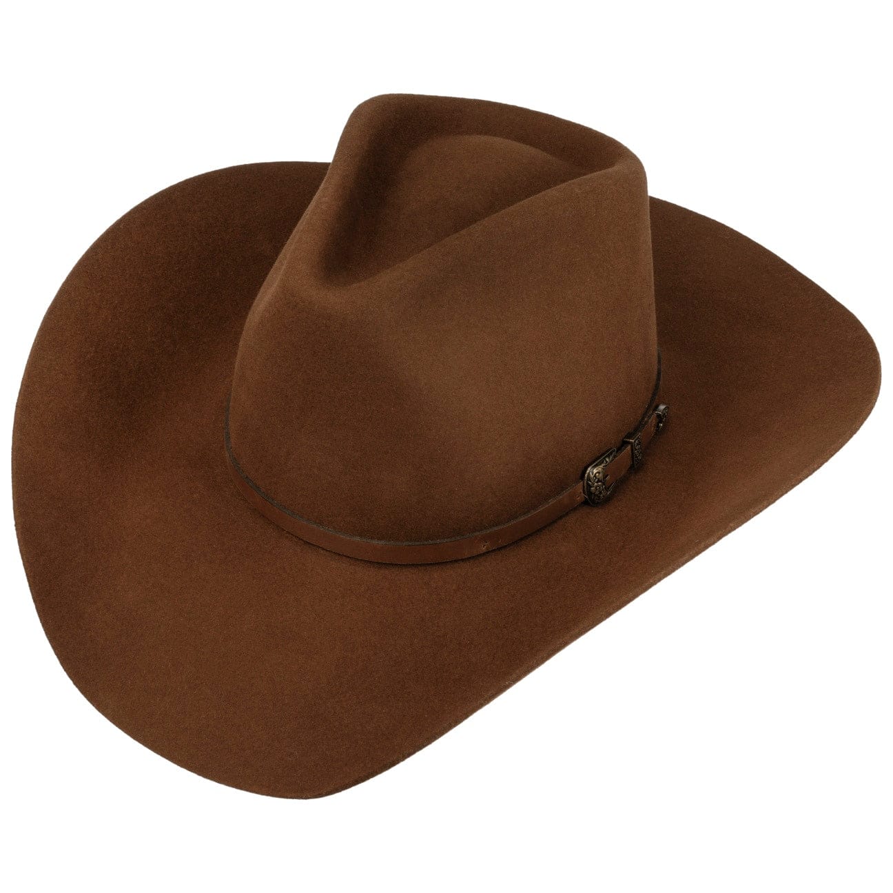 Western Woolfelt Fedora Pinch - JJ Hat Center ®