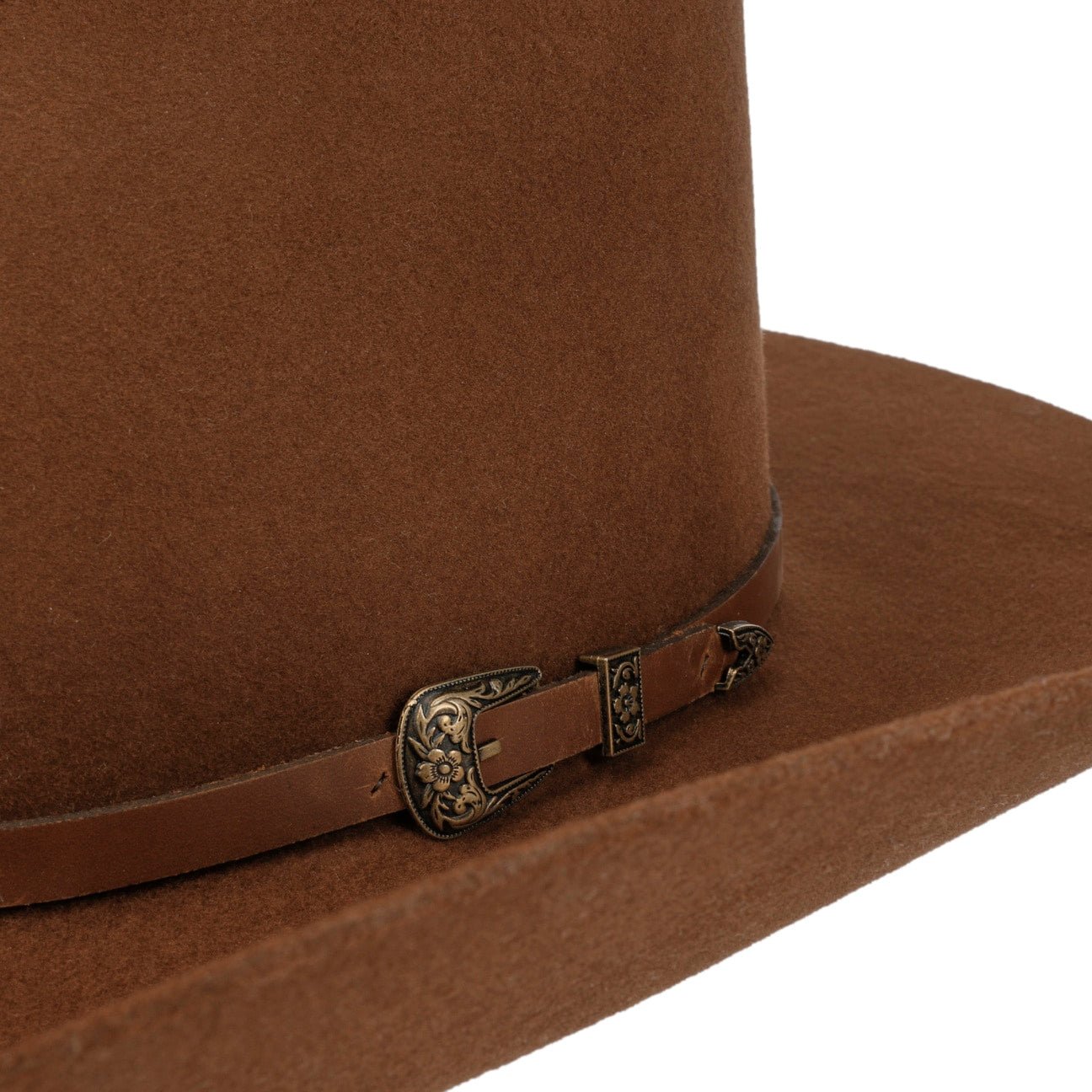 Western Woolfelt Fedora Pinch - JJ Hat Center ®