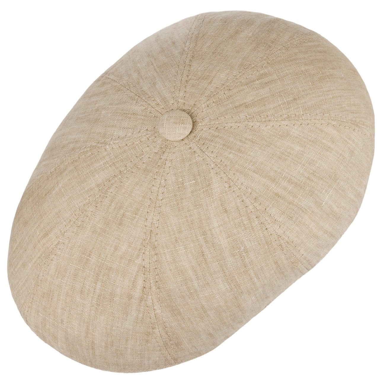 Bricksford 8 Panel Linen Flat Cap - JJ Hat Center ®