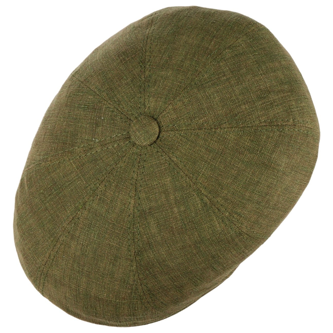 Bricksford 8 Panel Linen Flat Cap - JJ Hat Center ®