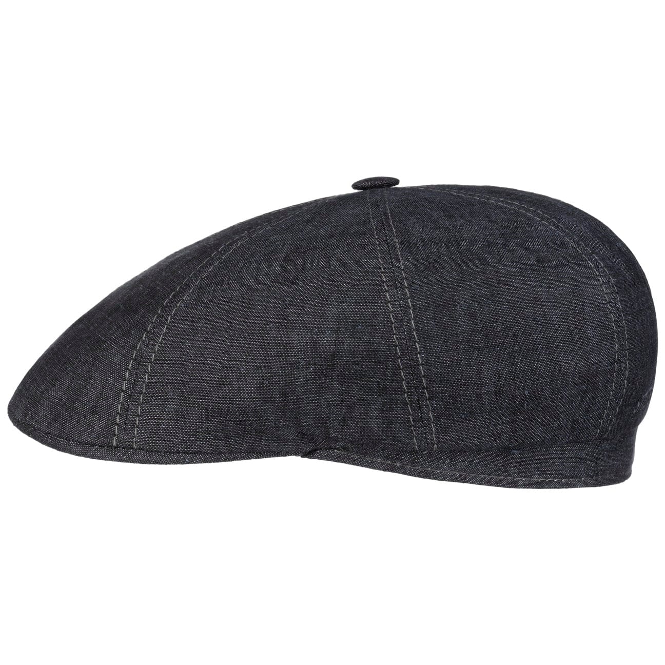 Bricksford 8 Panel Linen Flat Cap - JJ Hat Center ®
