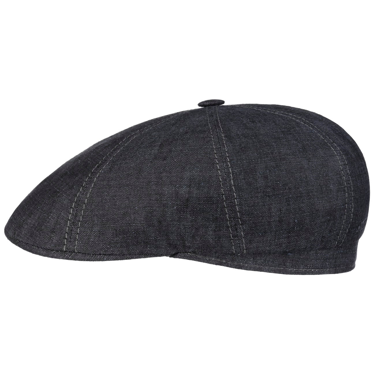 Bricksford 8 Panel Linen Flat Cap - JJ Hat Center ®